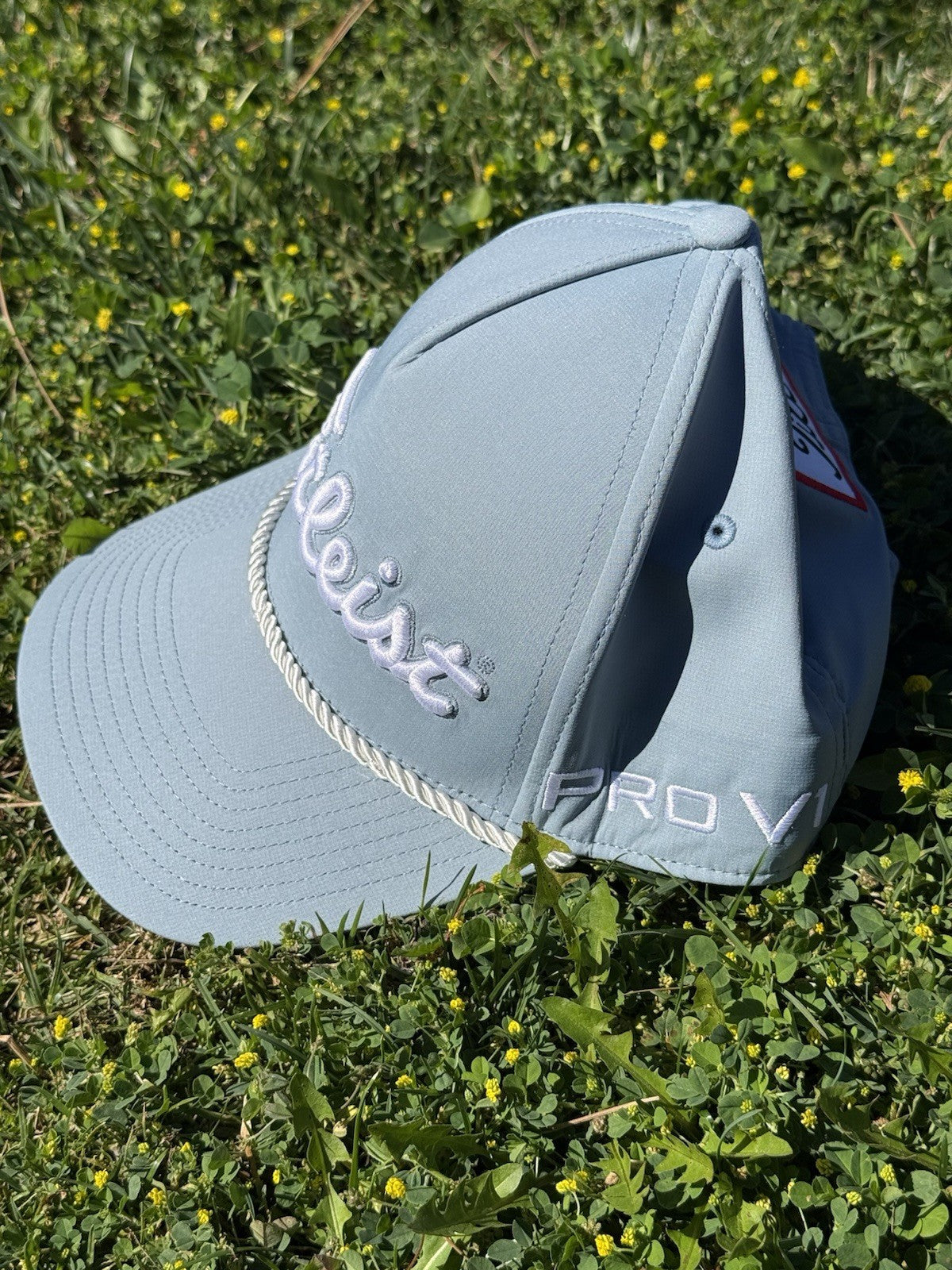 Titleist Pro V1 Rope Golf Hat | Snapback Adjustable | Light Blue | One Size