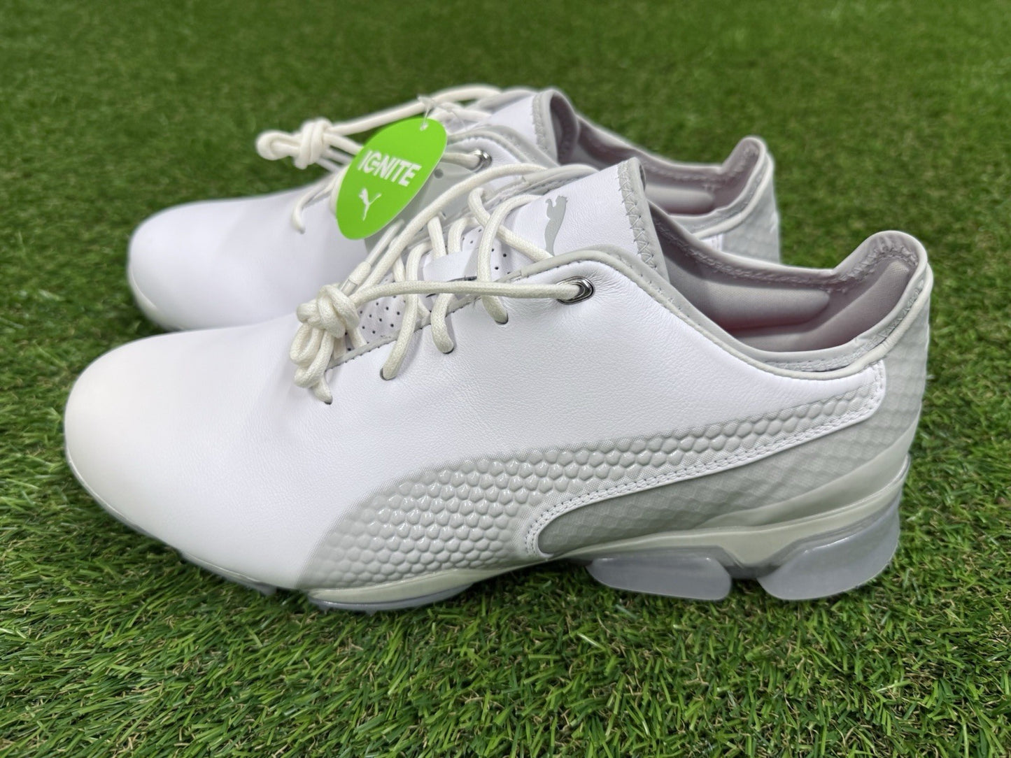 PUMA Ignite ProAdapt Golf Shoes White/Gray | Men’s US 7.5 | NWT | 192766-01