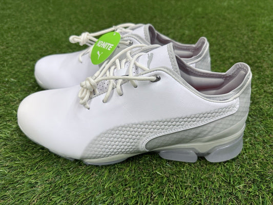 PUMA Ignite ProAdapt Golf Shoes White/Gray | Men’s US 7.5 | NWT | 192766-01
