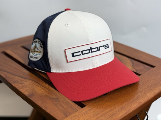 Cobra Tour Tech Snapback Hat | Red White Blue | Adjustable Fit | Golf NWT