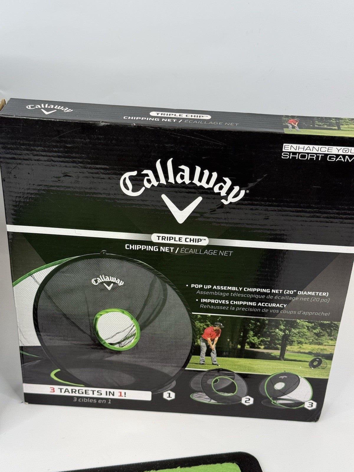 Callaway Putting Practice Set | 8’ Mat + Chip Net + Strike Trainer | NEW