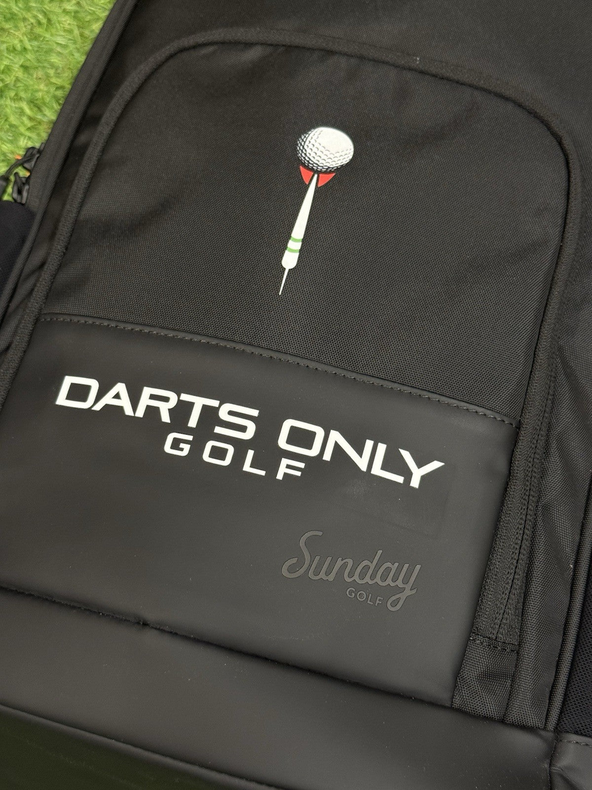 Sunday Golf Encinitas Backpack | Matte Black | Darts Only | Limited Edition