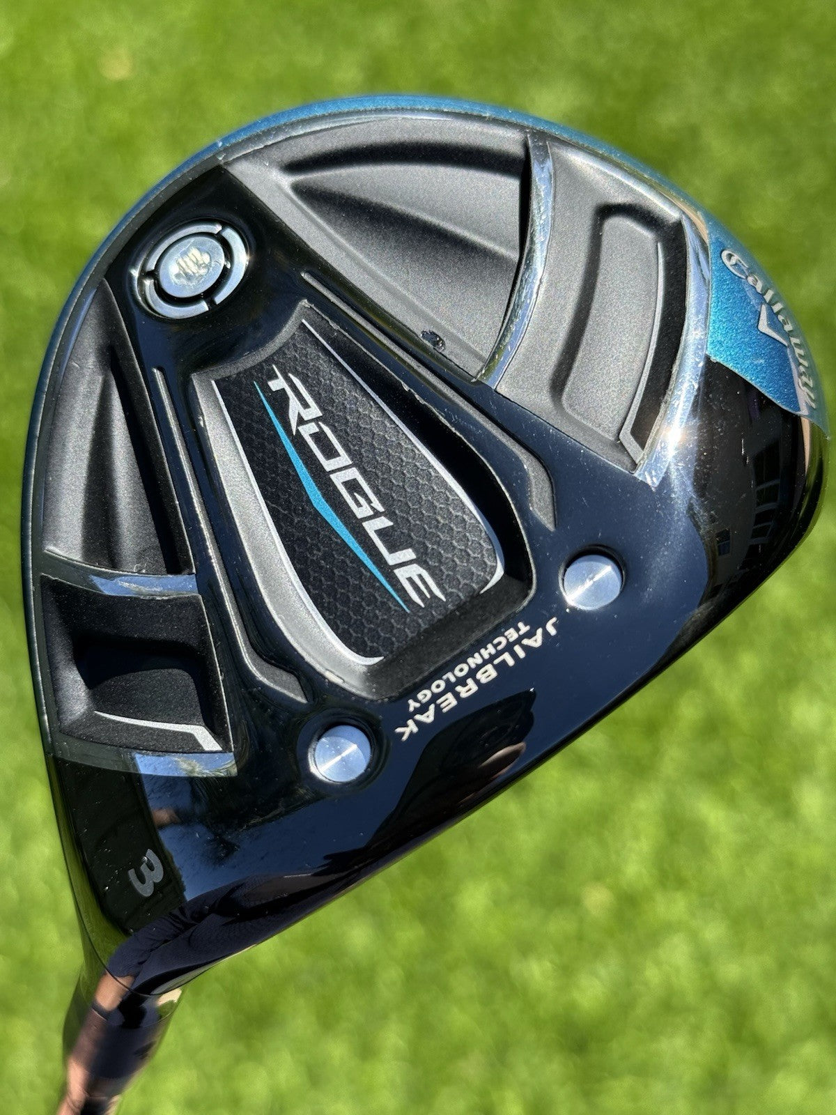 TOUR ISSUE Callaway Rogue 3 Wood | Kuro Kage Silver TiNi 80 Flex • TX | RH